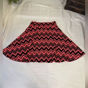 Lularoe kids chevron print Azure skirt size 10